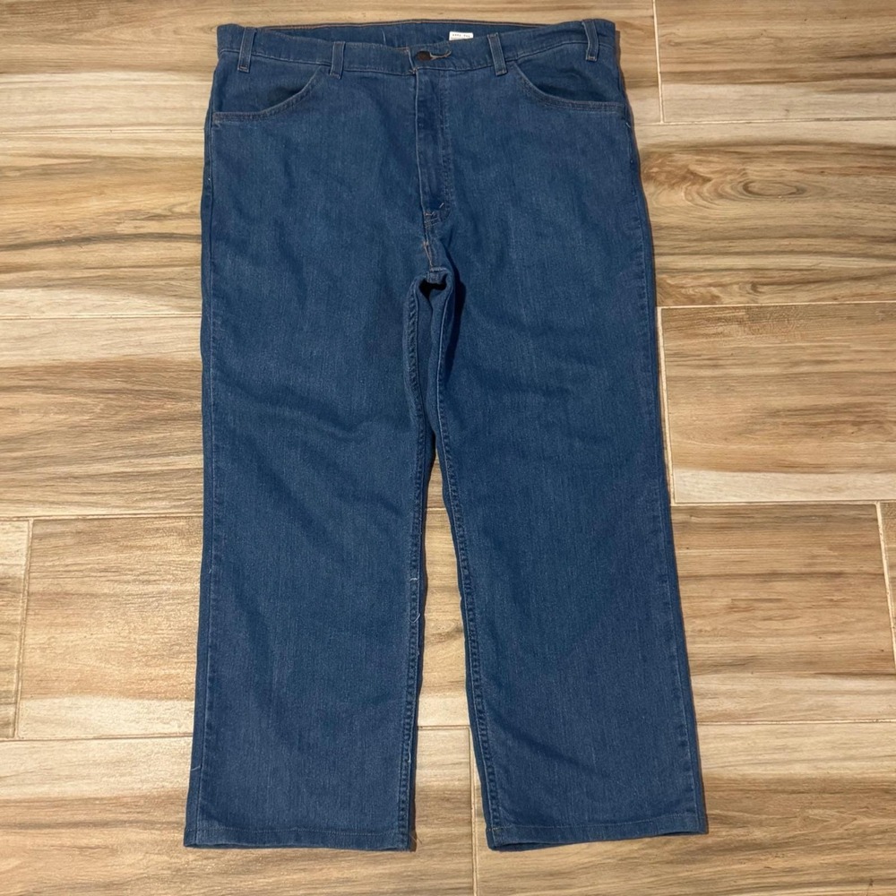Vintage Levi's 541 Orange Tab Action Jeans Mens 40x30 Brown Tab Fade Nov 2000